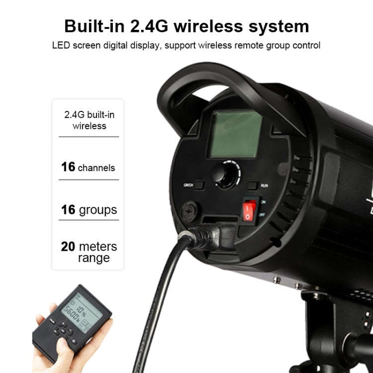 TRIOPO EX-150W Studio Flash Built-in Dissipate Heat System with EX-150III LED Single Light, EX-150W