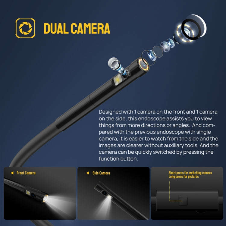 Endoscope E2 IP67 Waterproof Digital Endoscope for Ulefone Armor 9 / 9E / Power Armor 13 / 16 Pro...
