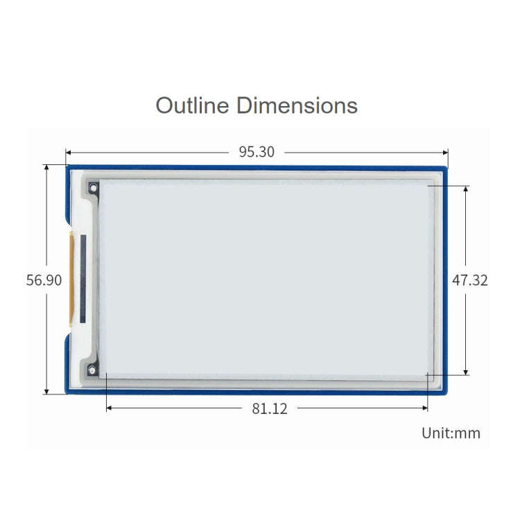 Waveshare 3.7 inch 480x280 Pixel E-Paper E-Ink Display Module for Raspberry Pi Pico, 4 Grayscale,...