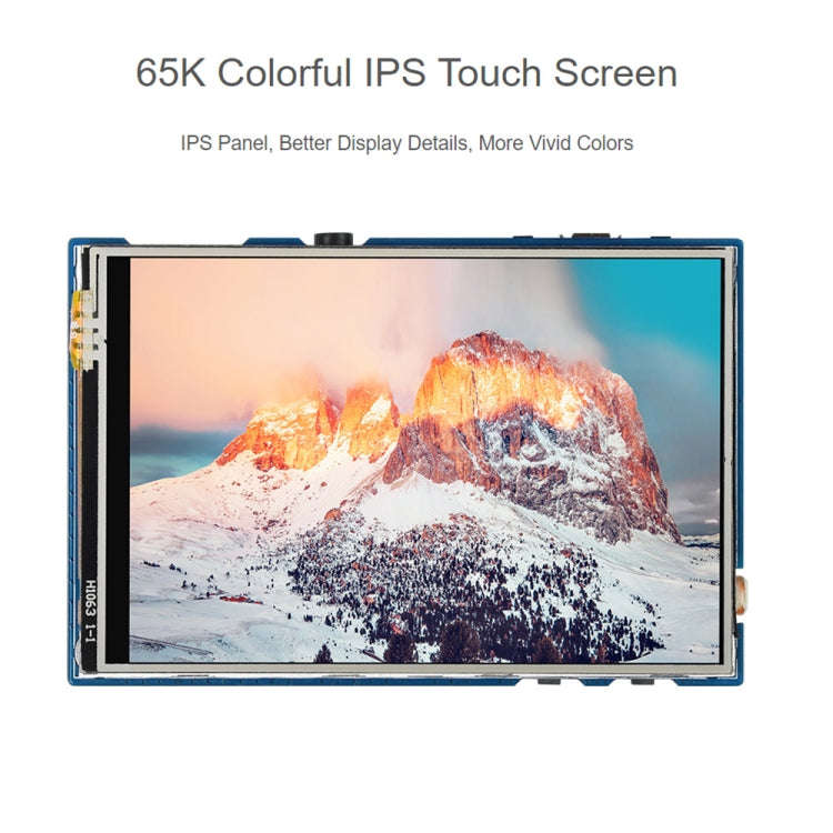 Waveshare 3.5 inch IPS Screen Overall Evaluation Board for Raspberry Pi Pico, Misc Onboard Compon...