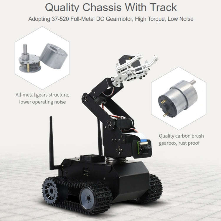 Waveshare JETANK AI Tracked Mobile Robot Kit, Based on Jetson Nano, EU Plug, Waveshare JETANK AI