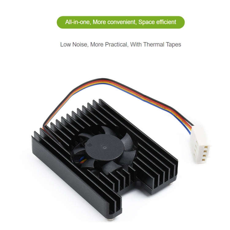 Waveshare Dedicated All-in-One 3007 Cooling Fan for Raspberry Pi CM4, Speed Adjustable, with Ther...