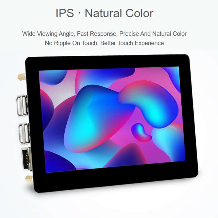 WAVESHARE 5 inch Touch Screen Expansion for Raspberry Pi CM4, PoE Header, Gigabit Ethernet, 4K Ou...