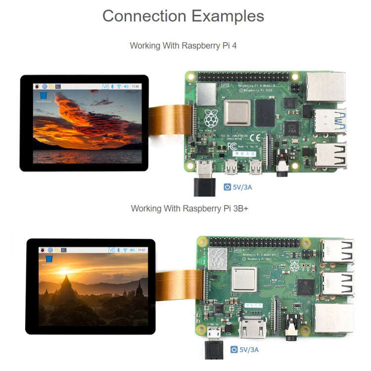 Waveshare 2.8 inch Capacitive Touch Display for Raspberry Pi, 480 x 640, DSI, IPS, Fully Laminate...