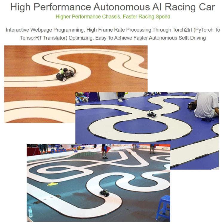 Waveshare JetRacer Pro 2GB AI Kit, High Speed AI Racing Robot Powered by Jetson Nano 2GB, Pro Ver...
