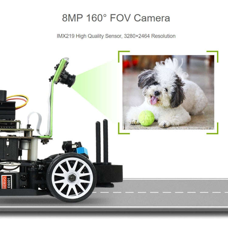 Waveshare JetRacer Pro 2GB AI Kit, High Speed AI Racing Robot Powered by Jetson Nano 2GB, Pro Ver...