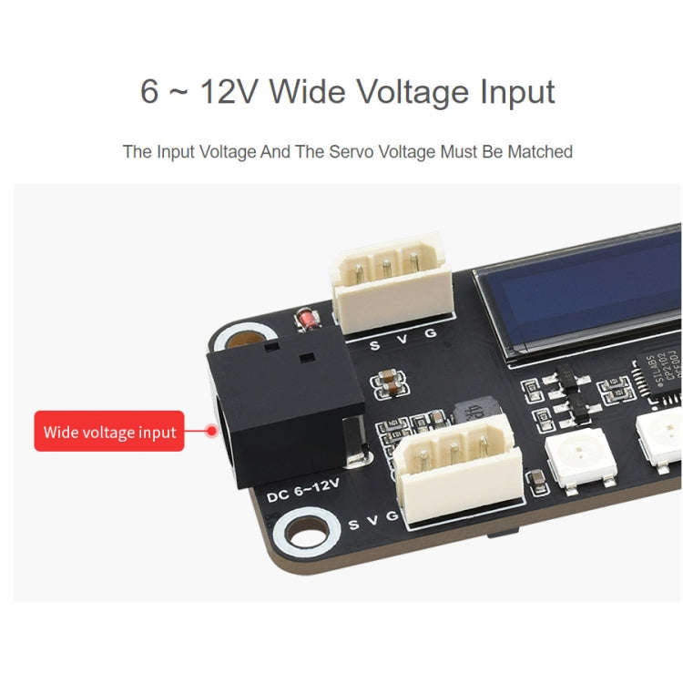 Waveshare ESP32 Servo Driver Expansion Board, Built-In WiFi and BT, 21593