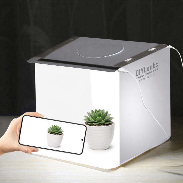 20cm Include 2 LED Panels Folding Portable 1100LM Light Photo Lighting Studio Shooting Tent Box K...