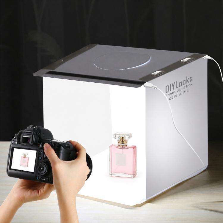 20cm Include 2 LED Panels Folding Portable 1100LM Light Photo Lighting Studio Shooting Tent Box K...