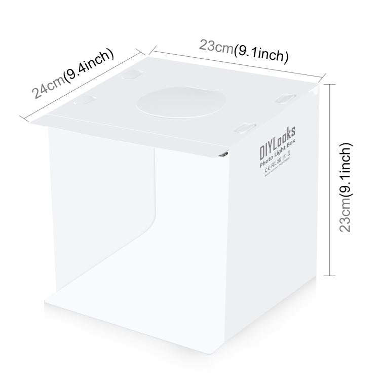 20cm Include 2 LED Panels Folding Portable 1100LM Light Photo Lighting Studio Shooting Tent Box K...