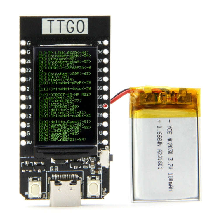 TTGO T-Display 4MB ESP32 WiFi Bluetooth Module 1.14 inch Development Board for Arduino, T-Display...