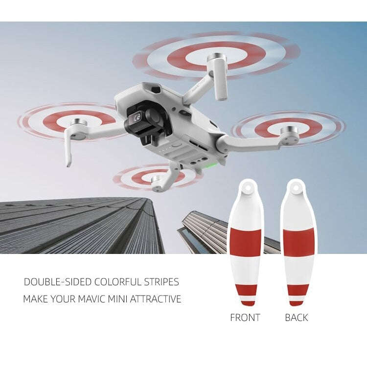 8 PCS/Set Sunnylife 4726F Low Noise Quick-release Wing Propellers for DJI Mini 2, For DJI Mini 2 ...