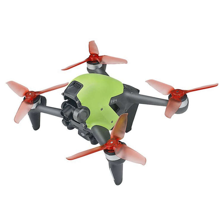 RCSTQ 2 Pairs Clear Color Quick-release Propellers for DJI FPV, For DJI FPV(Red)