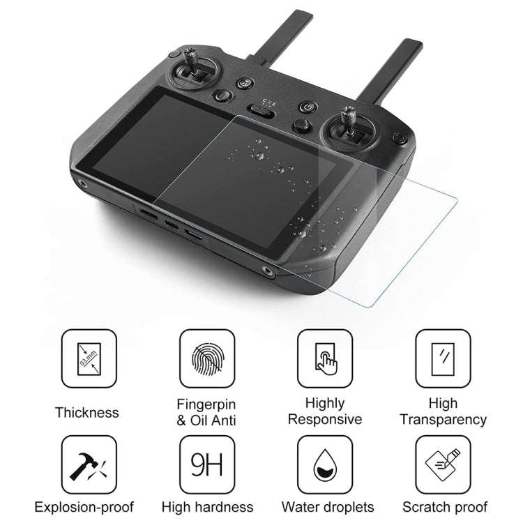 For DJI RC Pro Explosion-proof Tempered Glass  Screen Film, For DJI RC Pro