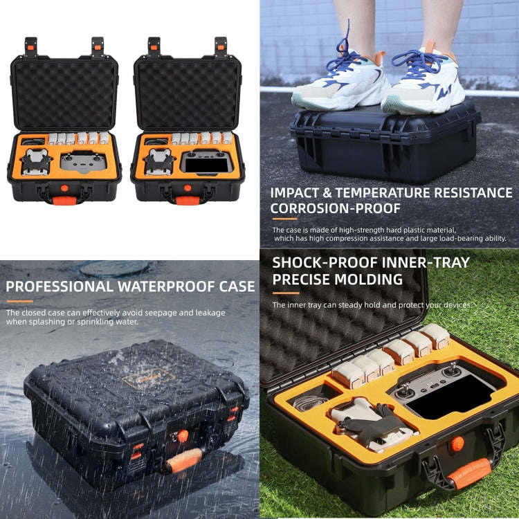 For DJI Mini 4 Pro Sunnylife Safety Carrying Case Waterproof Shock-proof Hard Travel Case, For DJ...