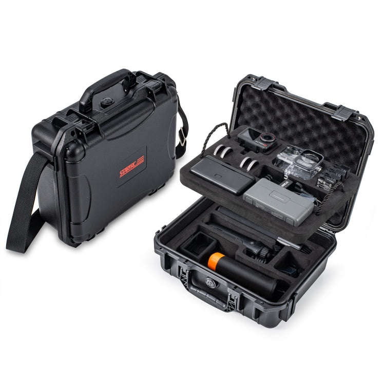 For DJI Osmo Action 5 Pro STARTRC Waterproof EVA ABS Dual-layer Suitcase Storage Box, For DJI Osm...
