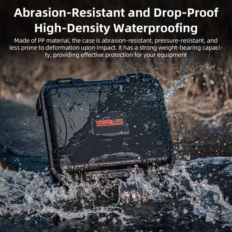 For DJI Osmo Action 5 Pro STARTRC Waterproof EVA ABS Dual-layer Suitcase Storage Box, For DJI Osm...