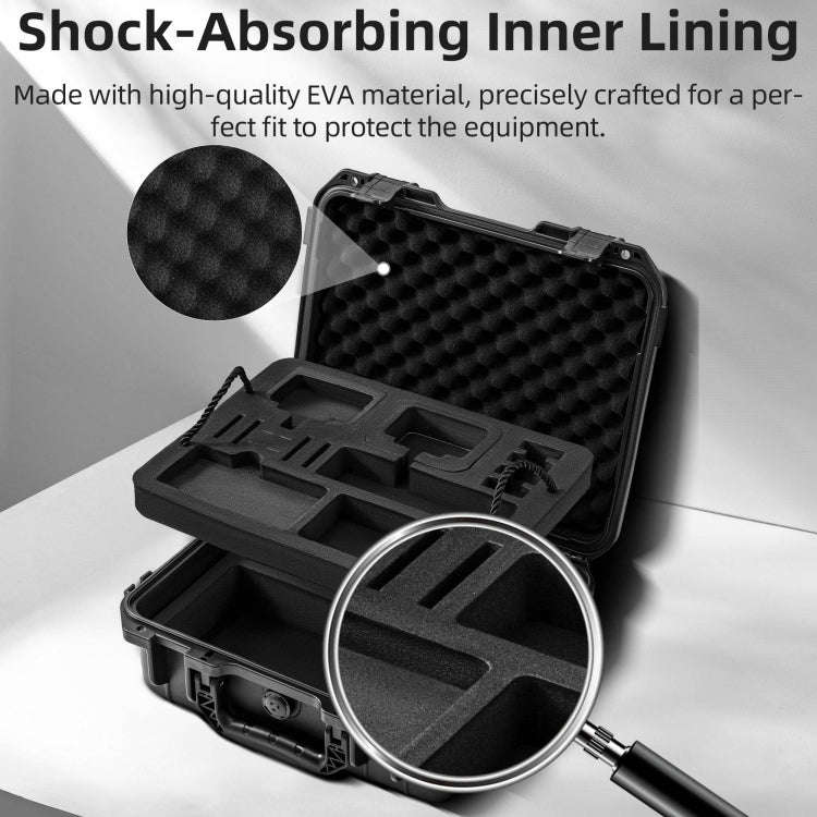 For DJI Osmo Action 5 Pro STARTRC Waterproof EVA ABS Dual-layer Suitcase Storage Box, For DJI Osm...