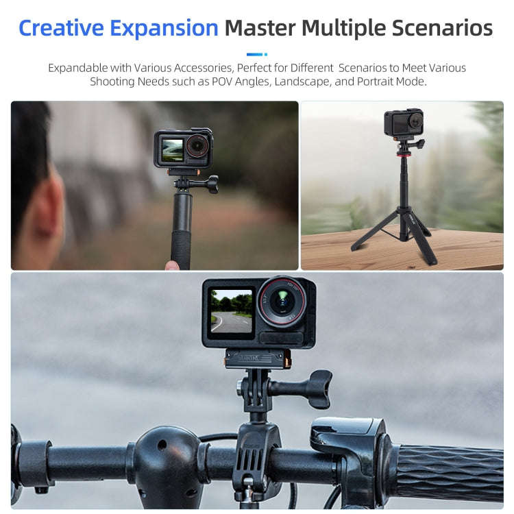 For DJI Osmo Action 5 Pro STARTRC Plastic Quick Adapter Magnetic Extension Bracket, For DJI Osmo ...