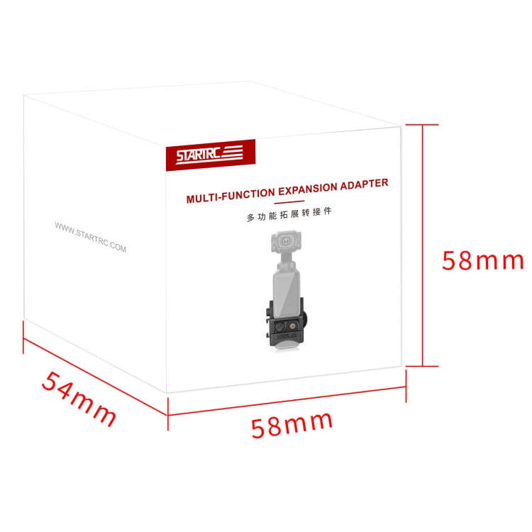For DJI OSMO Pocket 3 STARTRC Protection Frame Expansion Adapter Bracket, For DJI OSMO Pocket 3 E...