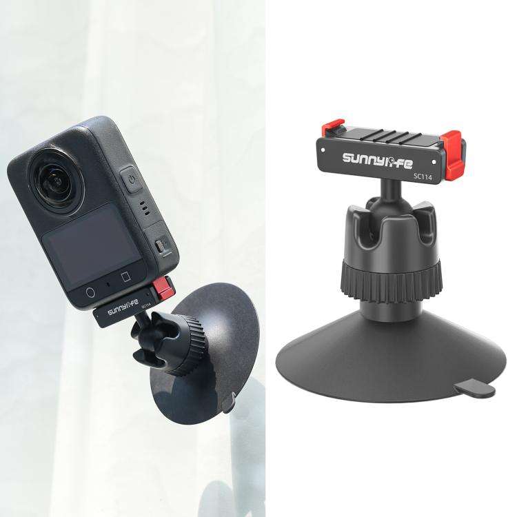 Sunnylife Magnetic Quick-Release Ball-Joint Adapter Mount 360 Rotatable Suction Cup Bracket For D...