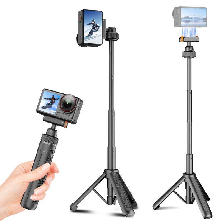 VT-09 Magnetic Handheld Selfie Stick Mini Desktop Telescopic Tripod for DJI Action 5 Pro / 4 / 3,...