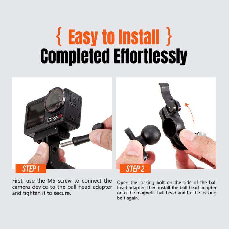 STARTRC Magnetic  Backpack Clip Mount for DJI Osmo 360 / GoPro Action Cameras, Magnetic Backpack ...