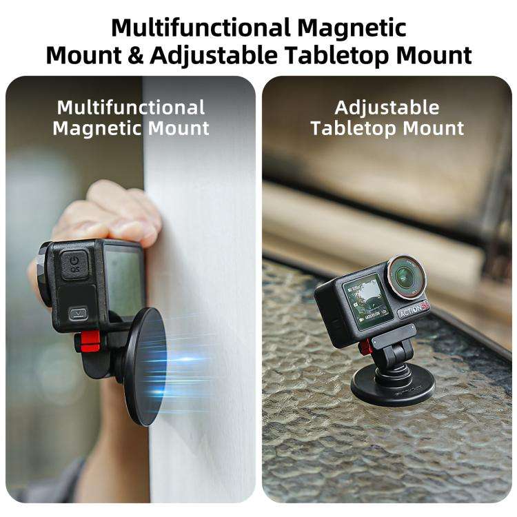 Sunnylife Quick-Release Magnetic Base Mount 1/4 180 Tilt Adjustable Tabletop Base Bracket For DJI...