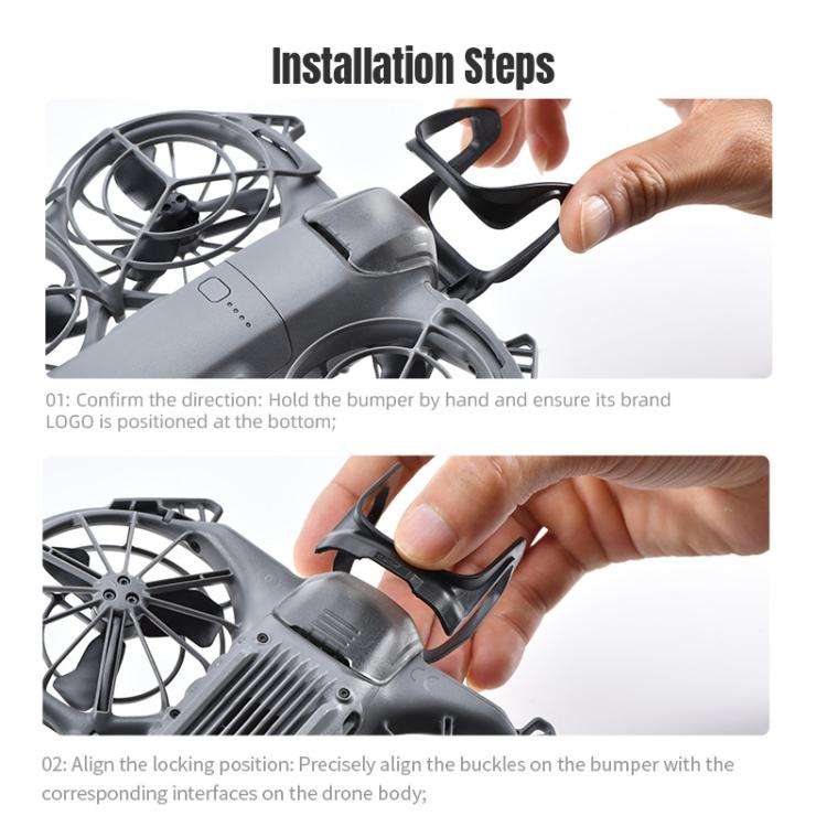 For DJI Neo 2 STARTRC Gimbal Lens Anti-collision Plastic Guard Bumper, For DJI Neo 2