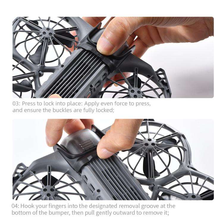 For DJI Neo 2 STARTRC Gimbal Lens Anti-collision Plastic Guard Bumper, For DJI Neo 2