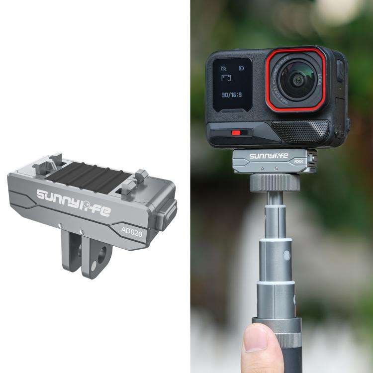 Sunnylife Metal Magnetic Quick Release Adapter Mount Action Camera Foldable Cam Stand 1/4 Adapter...
