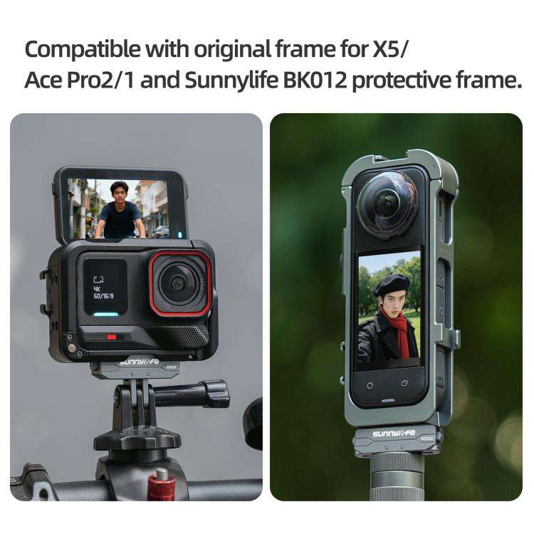 Sunnylife Metal Magnetic Quick Release Adapter Mount Action Camera Foldable Cam Stand 1/4 Adapter...
