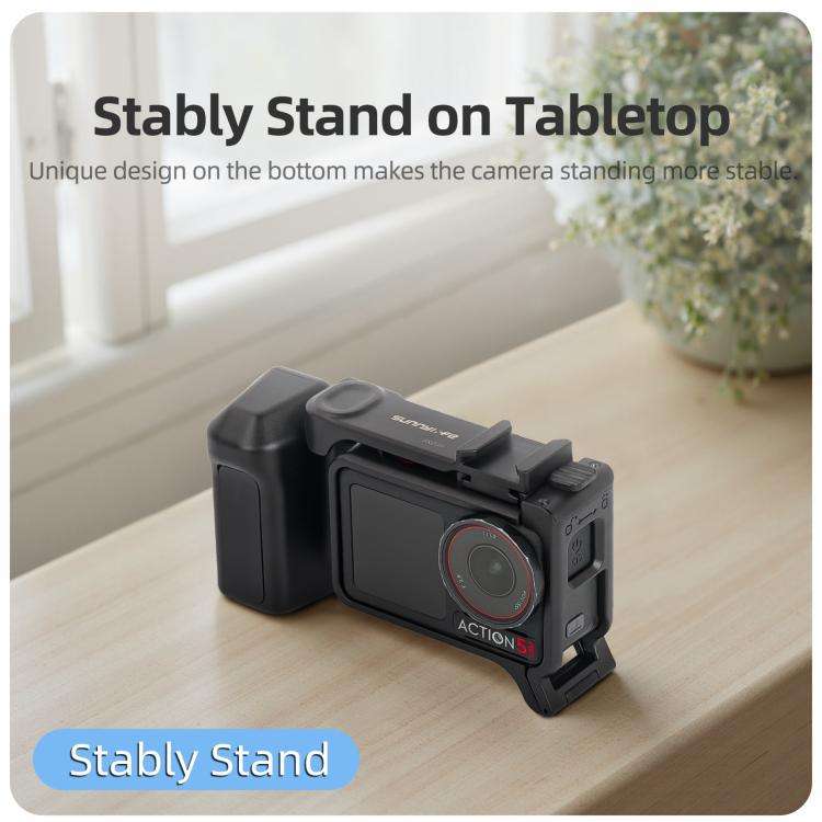 Sunnylife Street Photography Handle Ergonomic Hand Grip Quick Release Shutter Handle For DJI Acti...