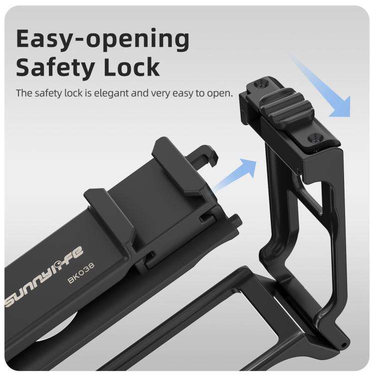 Sunnylife Street Photography Handle Ergonomic Hand Grip Quick Release Shutter Handle For DJI Acti...