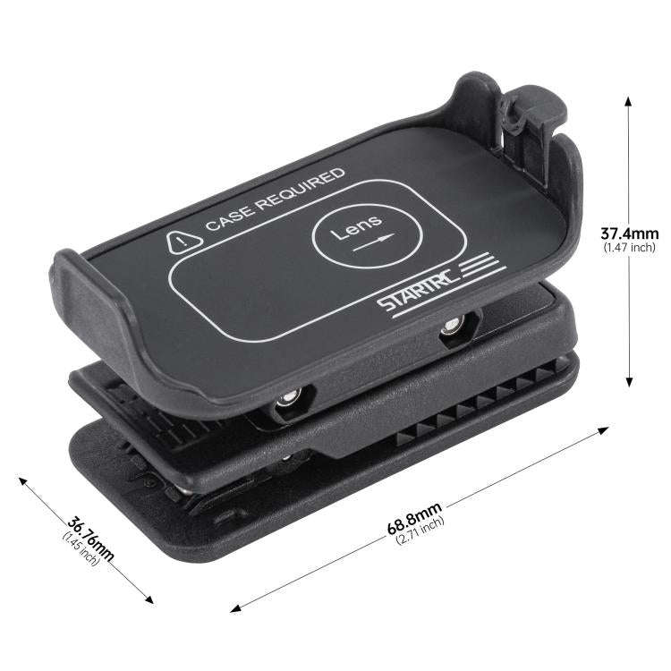 For DJI Osmo Nano STARTRC Backpack Clip Adjustable Action Camera Clamp Quick-Release Mount, Backp...