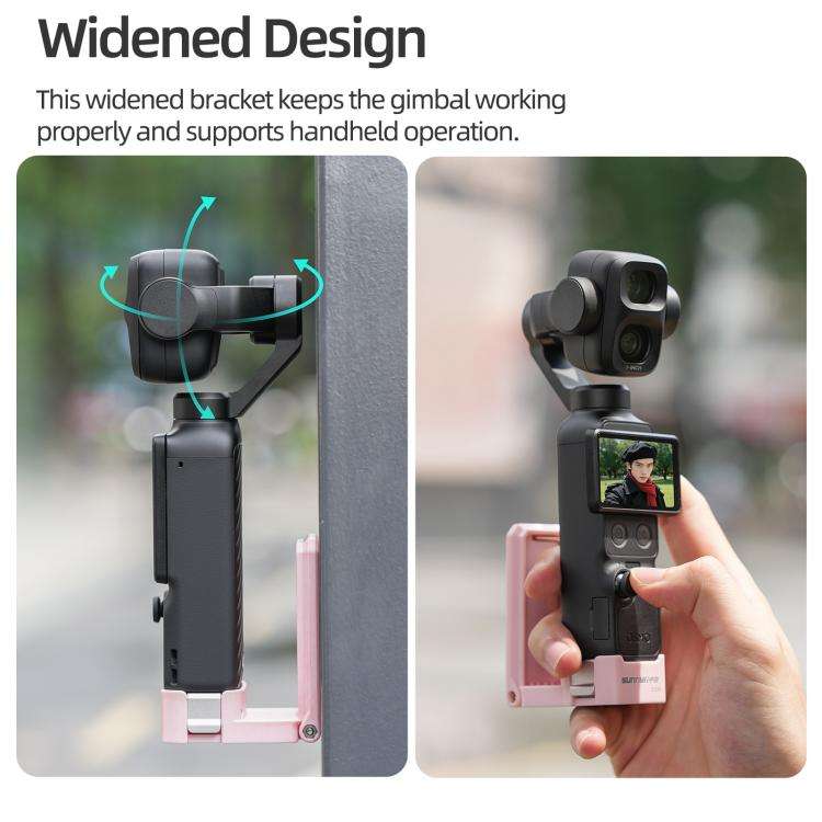 For DJI Osmo Pocket 4P Sunnylife Quick-Release Magnetic Mount Tabletop Base Bracket Angles Adjust...