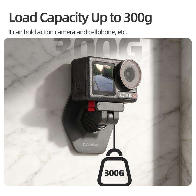 Sunnylife Magnetic Flexible Adhesive Helmet Mount Base Quick-Release Action Camera Holder For DJI...
