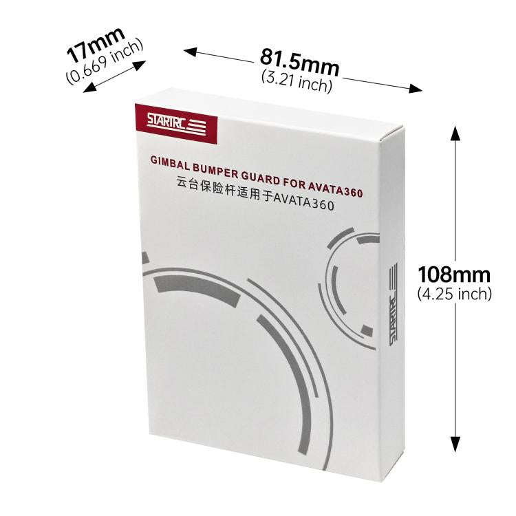 For DJI Avata 360 STARTRC Gimbal Lens Anti-collision Plastic Guard Bumper