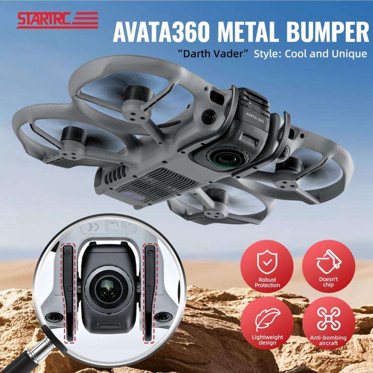 For DJI Avata 360 STARTRC Gimbal Lens Anti-collision Plastic Guard Bumper
