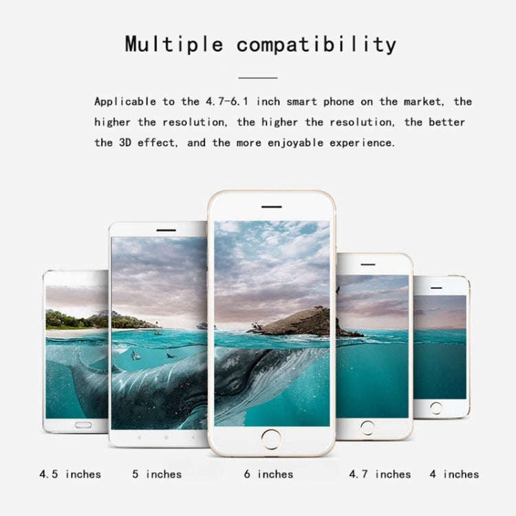 VR SHINECON G07E Virtual Reality 3D Video Glasses Suitable for 4.0 inch - 6.3 inch Smartphone