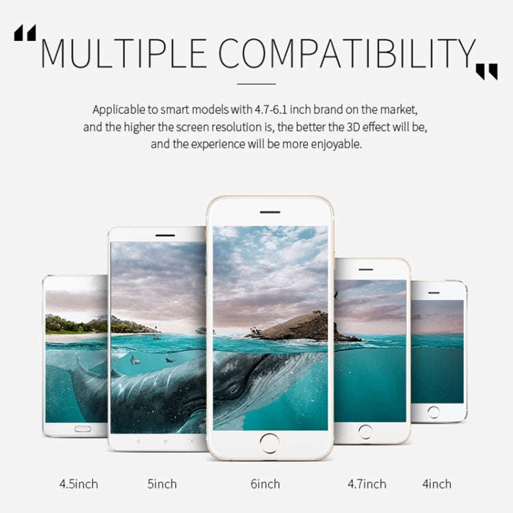 VR SHINECON G06E Virtual Reality 3D Video Glasses Suitable for 4.7 inch - 6.1 inch Smartphone wit...