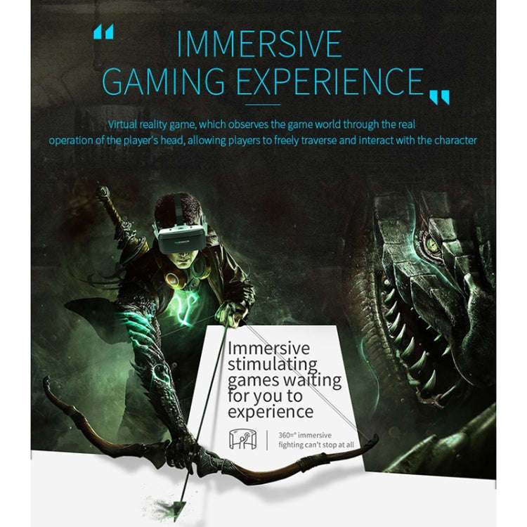 VR SHINECON G06E Virtual Reality 3D Video Glasses Suitable for 4.7 inch - 6.1 inch Smartphone wit...