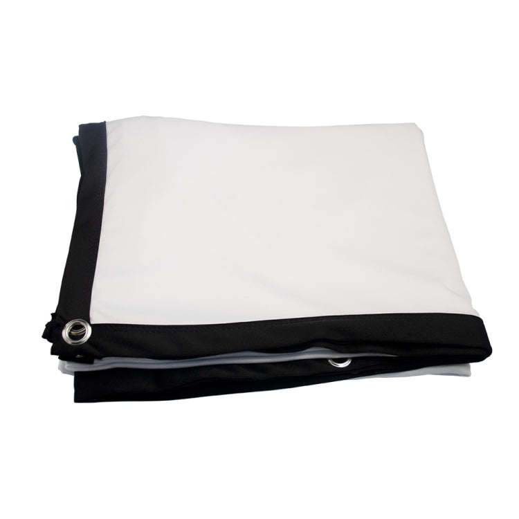 Folding Milk Silk Polyester Projector Film Curtain, 60 inch (16:9) Projection Area: 133 x 75cm, 6...