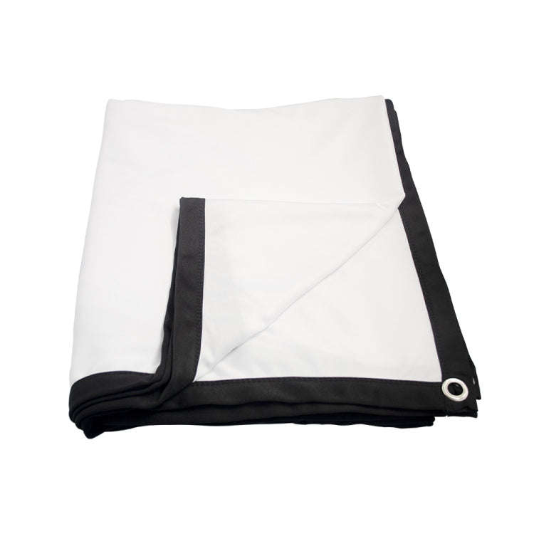 Folding Milk Silk Polyester Projector Film Curtain, 60 inch (16:9) Projection Area: 133 x 75cm, 6...