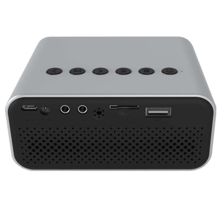T500 1920x1080P 80 Lumens Portable Home Theater LED HD Digital Projector, Without Remote Control ...