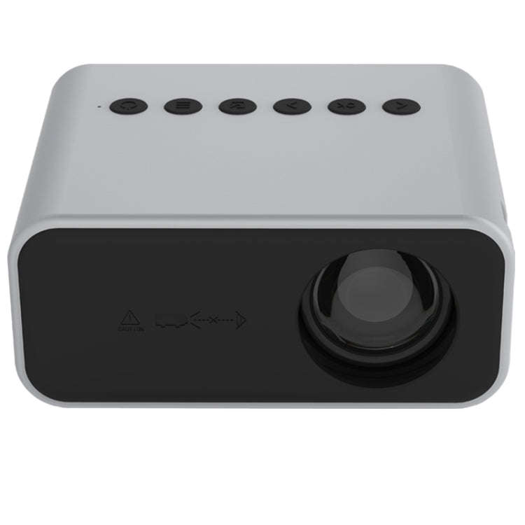 T500 1920x1080P 80 Lumens Portable Home Theater LED HD Digital Projector, Without Remote Control ...