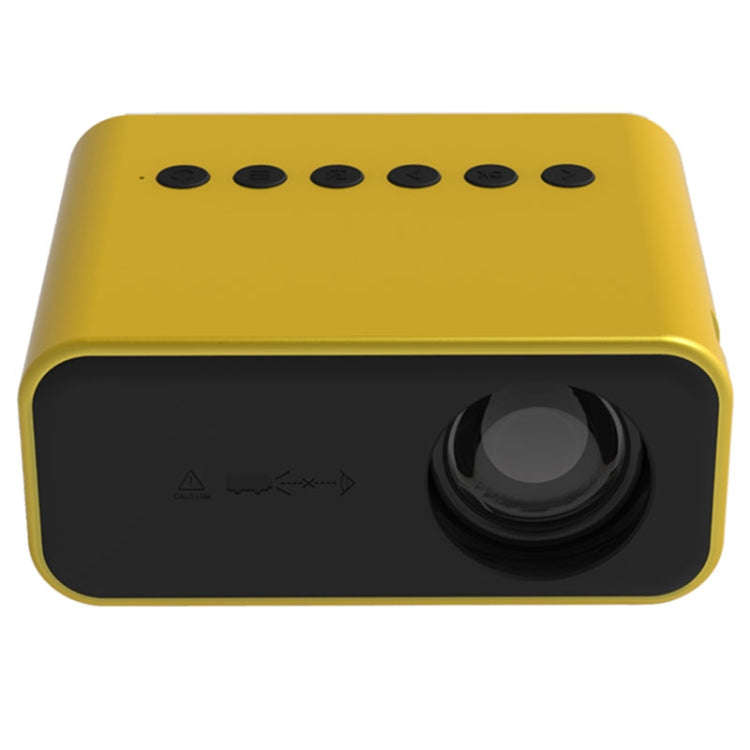 T500 1920x1080P 80 Lumens Portable Home Theater LED HD Digital Projector, Without Remote Control ...