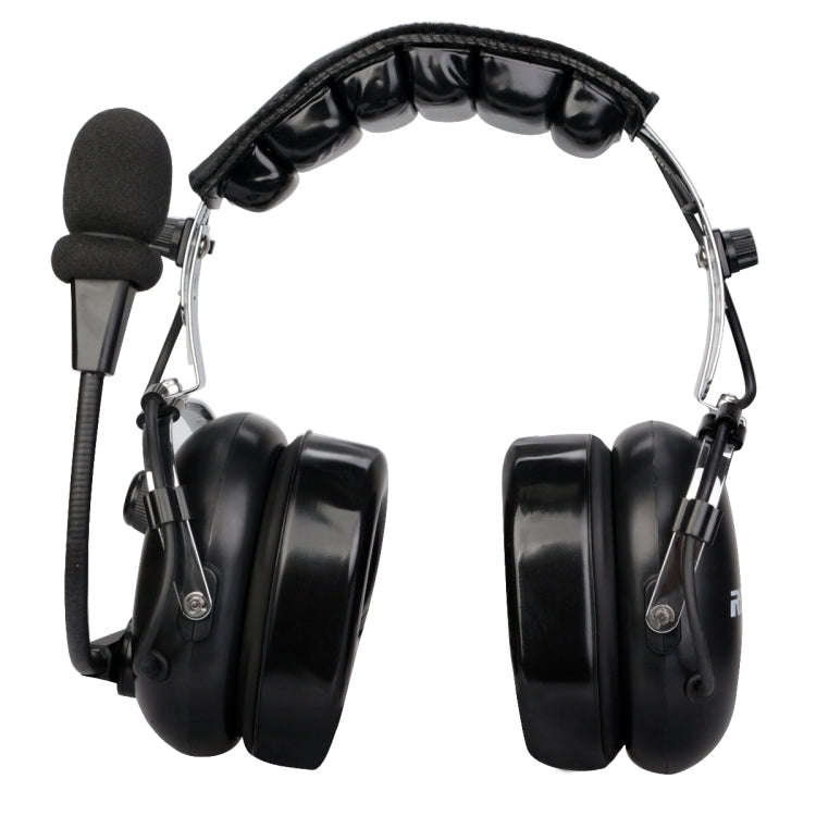 RETEVIS EH070K 2 Pin Adjustable Volume Binaural Noise Reduction Headphone Microphone, EH070K