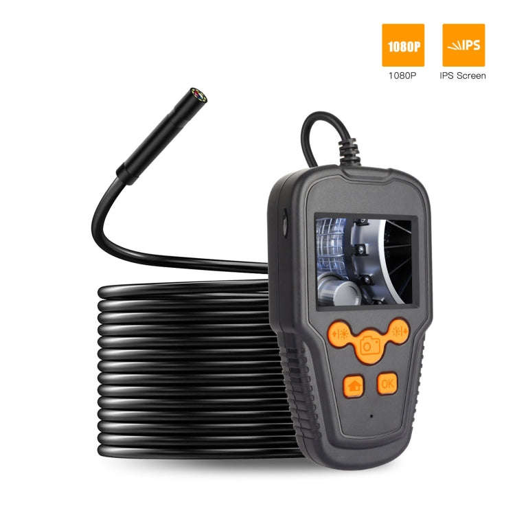 P60A 5.5mm 1080P 2.4 inch IPS Screen IP68 Waterproof HD Digital Endoscope, 5.5mm 2m Hard Cable, 5...