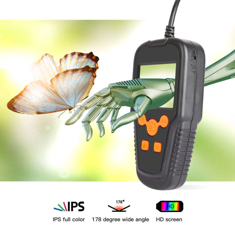 P60A 5.5mm 1080P 2.4 inch IPS Screen IP68 Waterproof HD Digital Endoscope, 5.5mm 2m Hard Cable, 5...